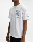 Iceberg T-Shirt Monkey Print Crew White