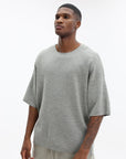 Essentials Marino Shorts Sleeve Concrete Heather