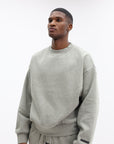 Essentials Classic Fit Fleece Crewneck Concrete Heather