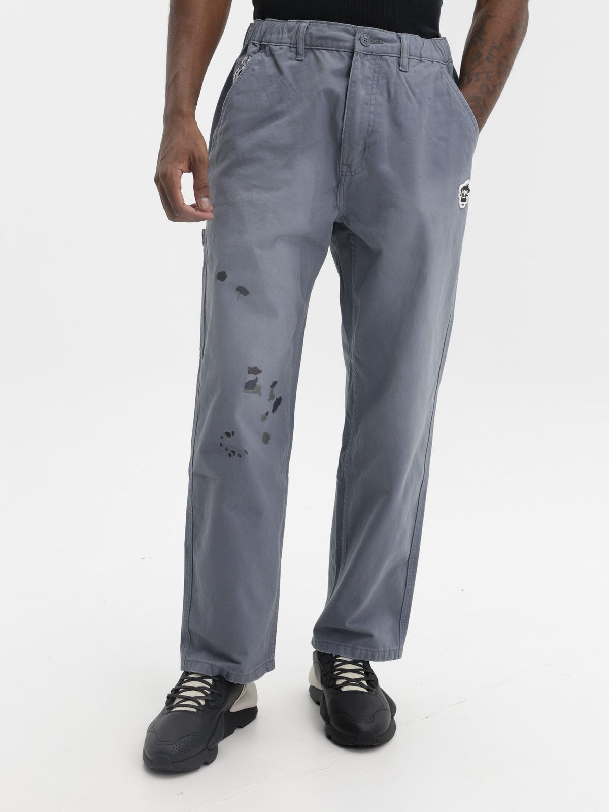 Aape Jeans Main Woven Light Grey - AL Capone Premium
