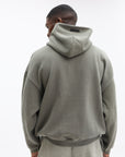 Essentials 90's Fit Fleece Hoodie Moss