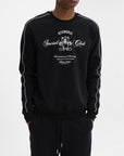 Iceberg Sweater Social Club Print Black
