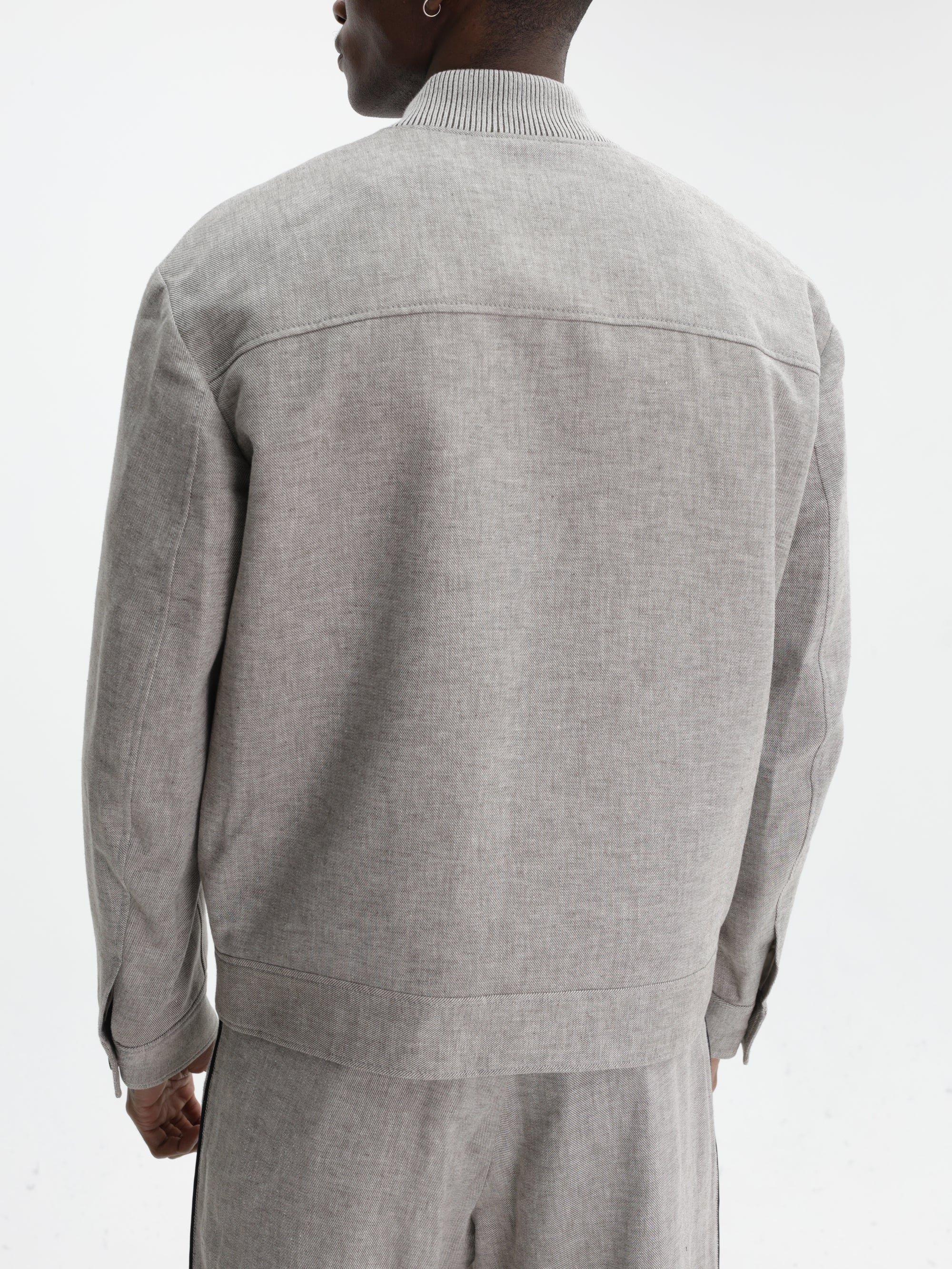 Iceberg Jacket Zip High Neck  Sand