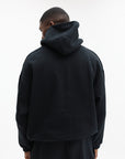 Essentials 90's Fit Fleece Hoodie Jet Black