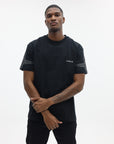 Purple T-Shirt Logo Black