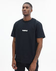 Purple T-Shirt Textured Black