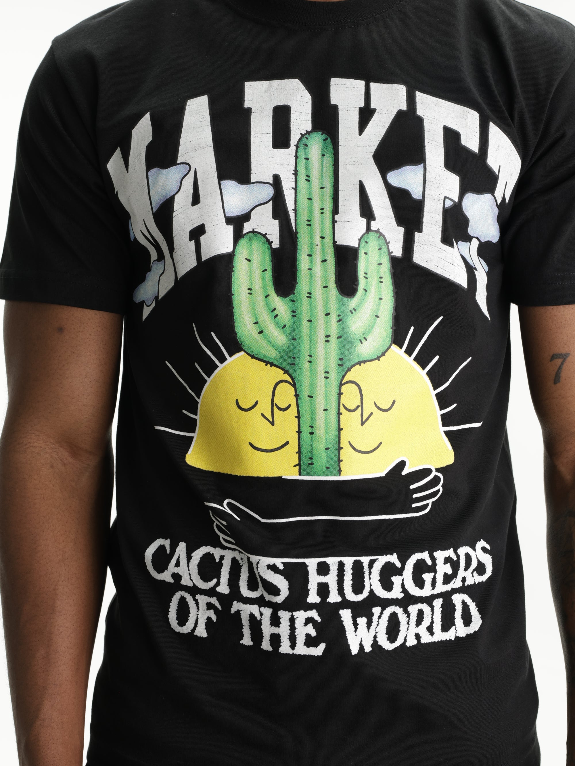 Market T-Shirt Cactus Lovers Black