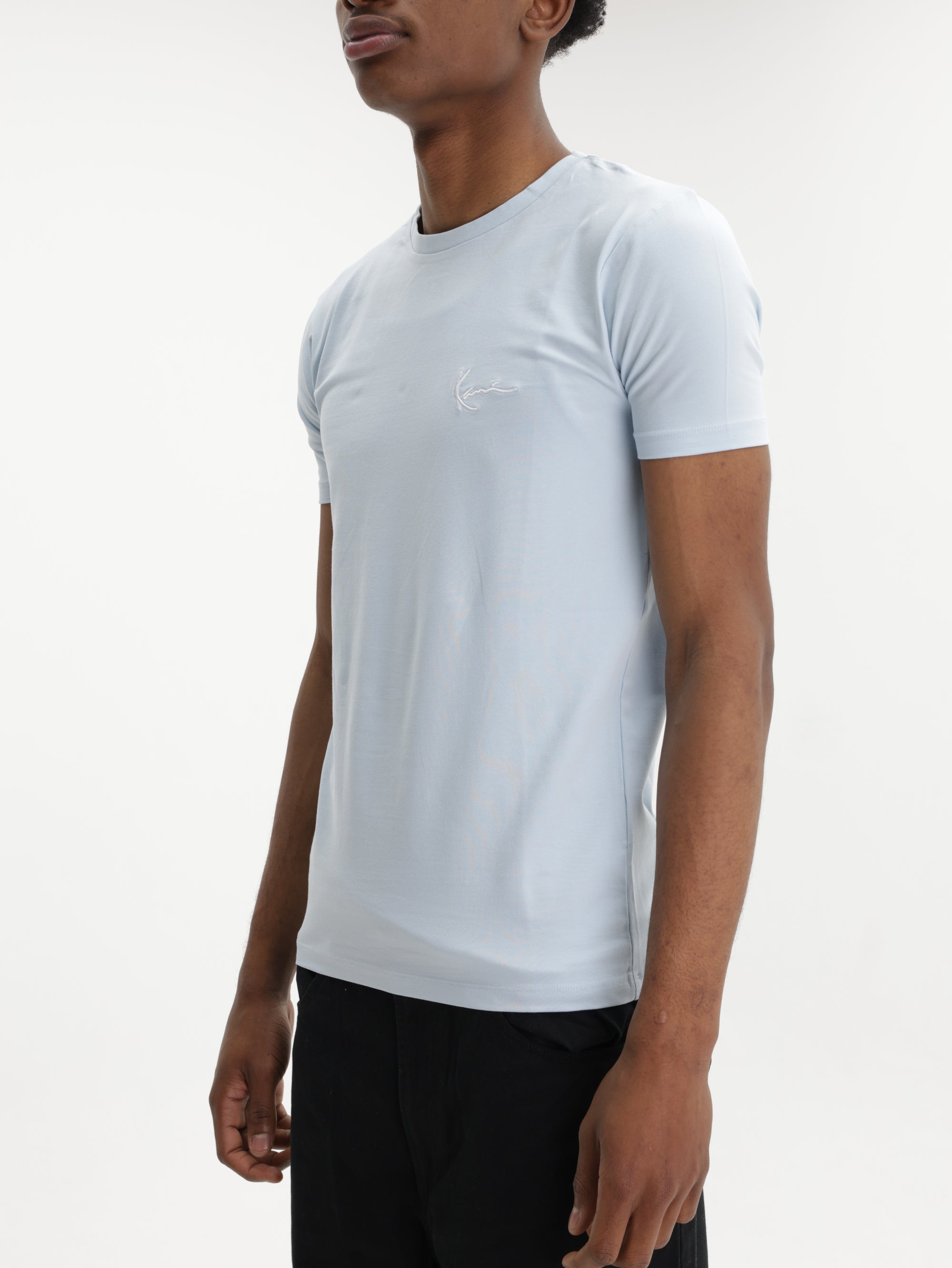 Karl Kani T-Shirt Small Signature Light Blue