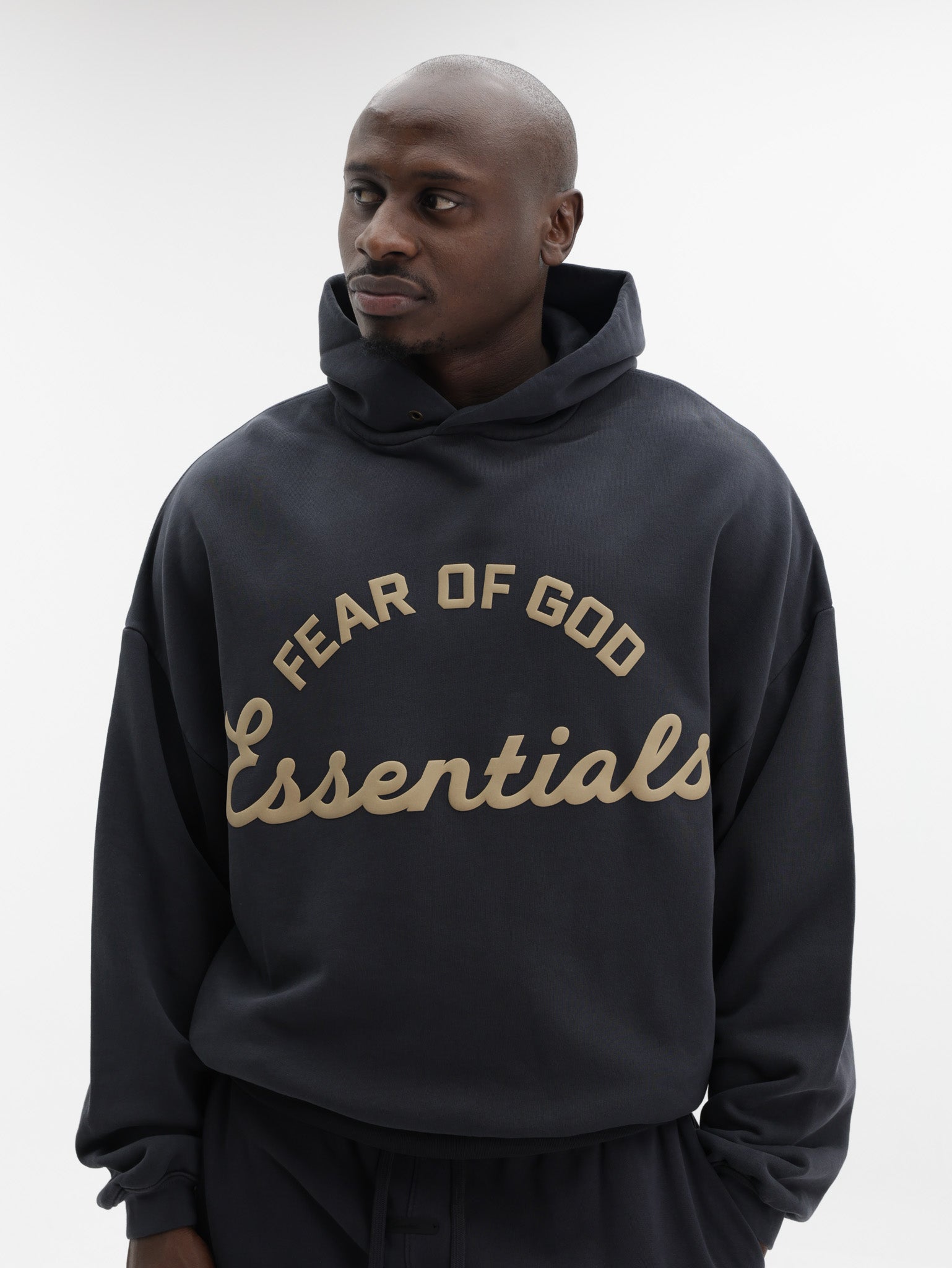 Fear Of God Sweater Training 90'S Hoodie Dark Grey