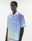 Casablanca Shirt Tennis Tile Cuban Collar Multi Colour