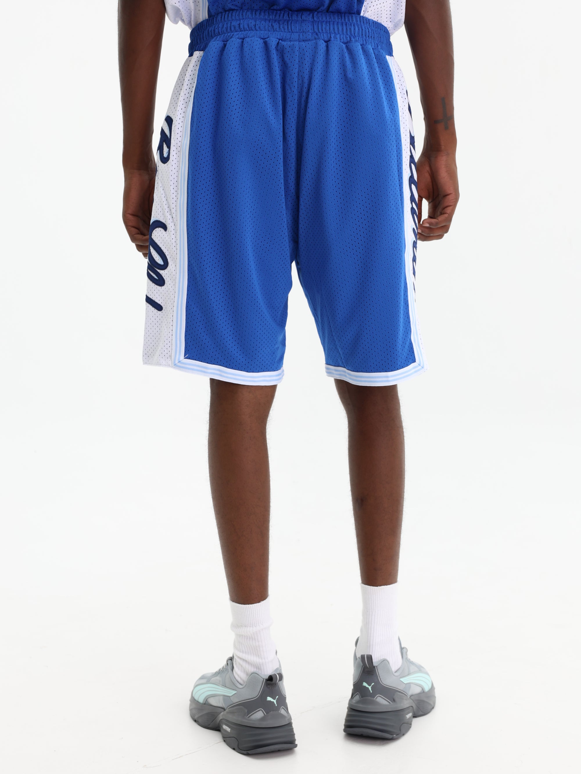 Billionaire Boys Club Script Logo Basketball Shorts Blue