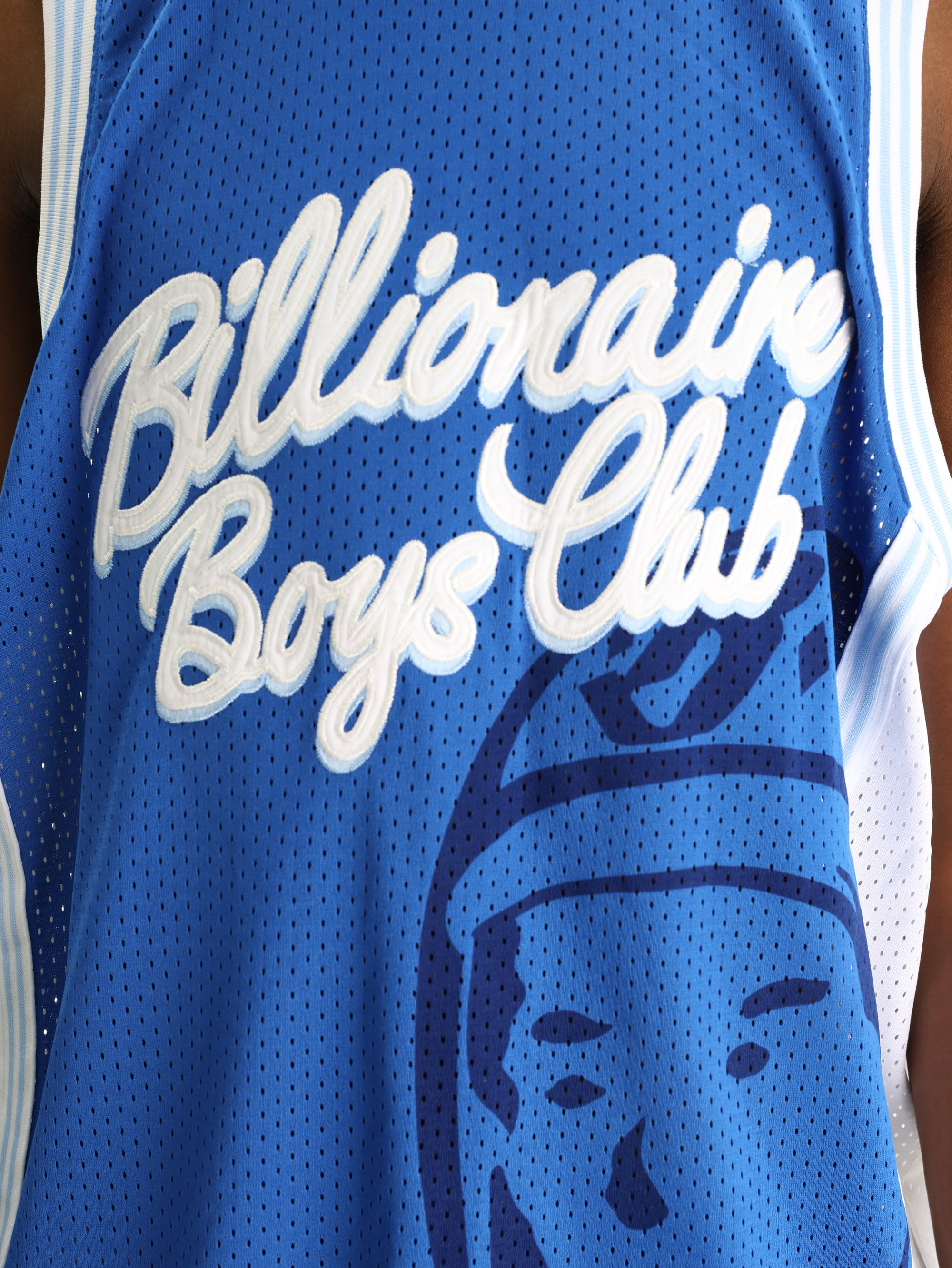 Billionaire Boys Club Script Astro Logo Basketball Jersey Blue