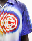 Casablanca Shirt Ss Cuban Collar Shockwave Multi Colour