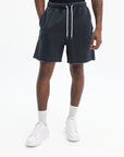 Purple Shorts Fleece Black