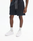Purple Shorts Fleece Black