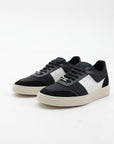 Giuseppe Zanotti Sneakers Z70 White Strioe Suede Top Black/white