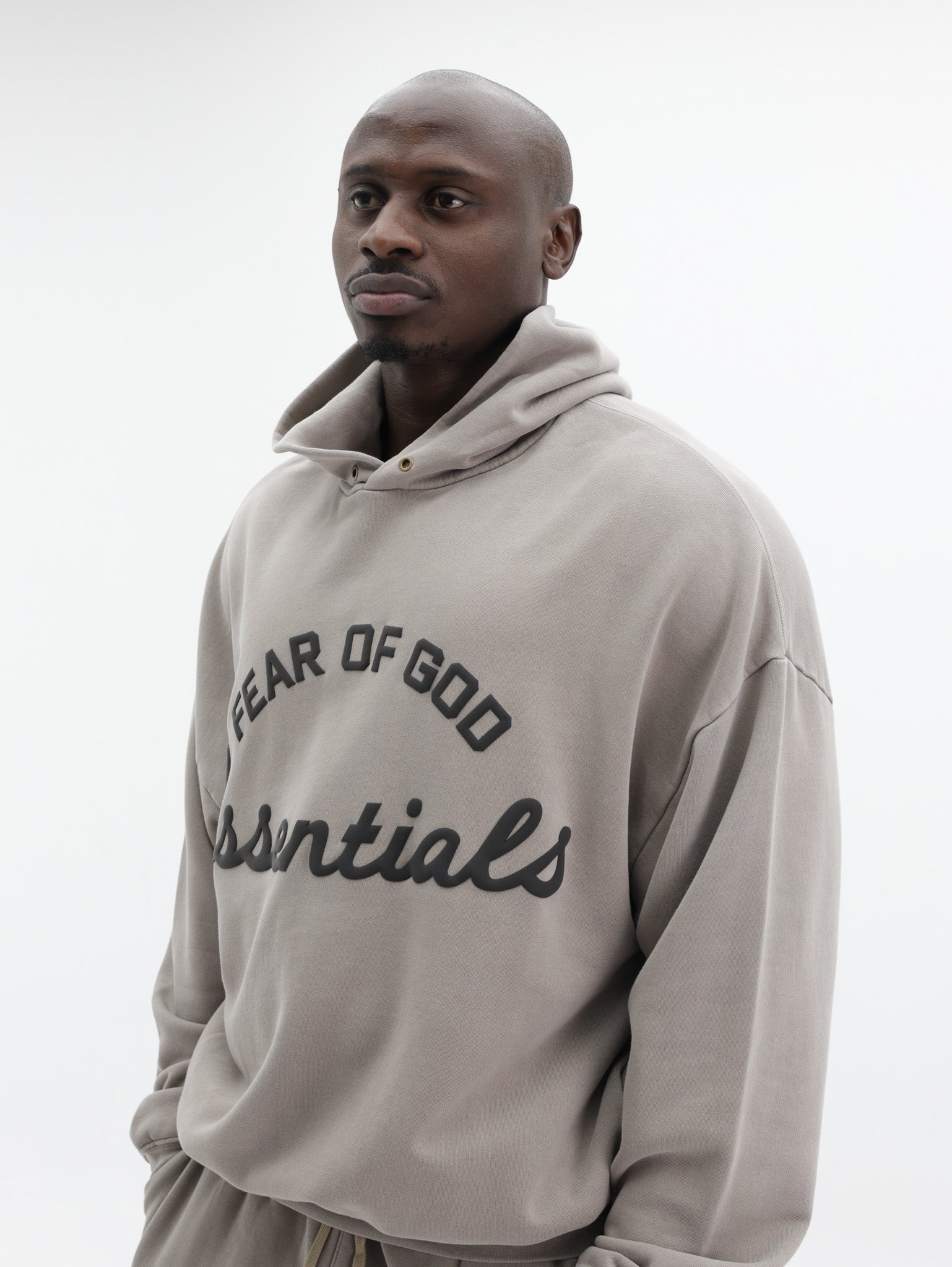 Fear Of God Sweater Training 90'S Hoodie Light Grey