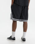 Karl Kani Shorts Pinstripe Mesh Black