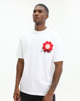 Capone T-Shirt Flower Logo White