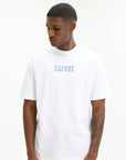 Capone T-Shirt Logo White-Aqua-Lilac