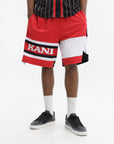 Karl Kani Shorts Retro Block Red-Black-White