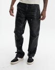 Purple Jeans Open Carpenter Panel Black