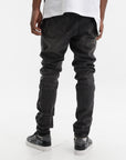 Purple Jeans Skinny Twist Black