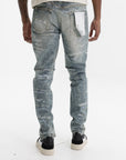 Purple Jeans Skinny Printed Indigo