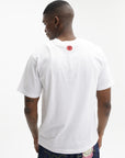 Ice Cream T-Shirt Checker Running Dog White