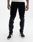 Purple Jeans Skinny Flock Dipped Navy
