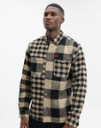 Ice Cream Shirt Check Multi Ls Black