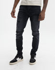 Purple Jeans Reflective Paint Black