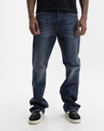 Purple Jeans Dark Vintage Boot Indigo