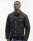 Ice Cream Jacket Every Flavour Denim Trucker Washed Black