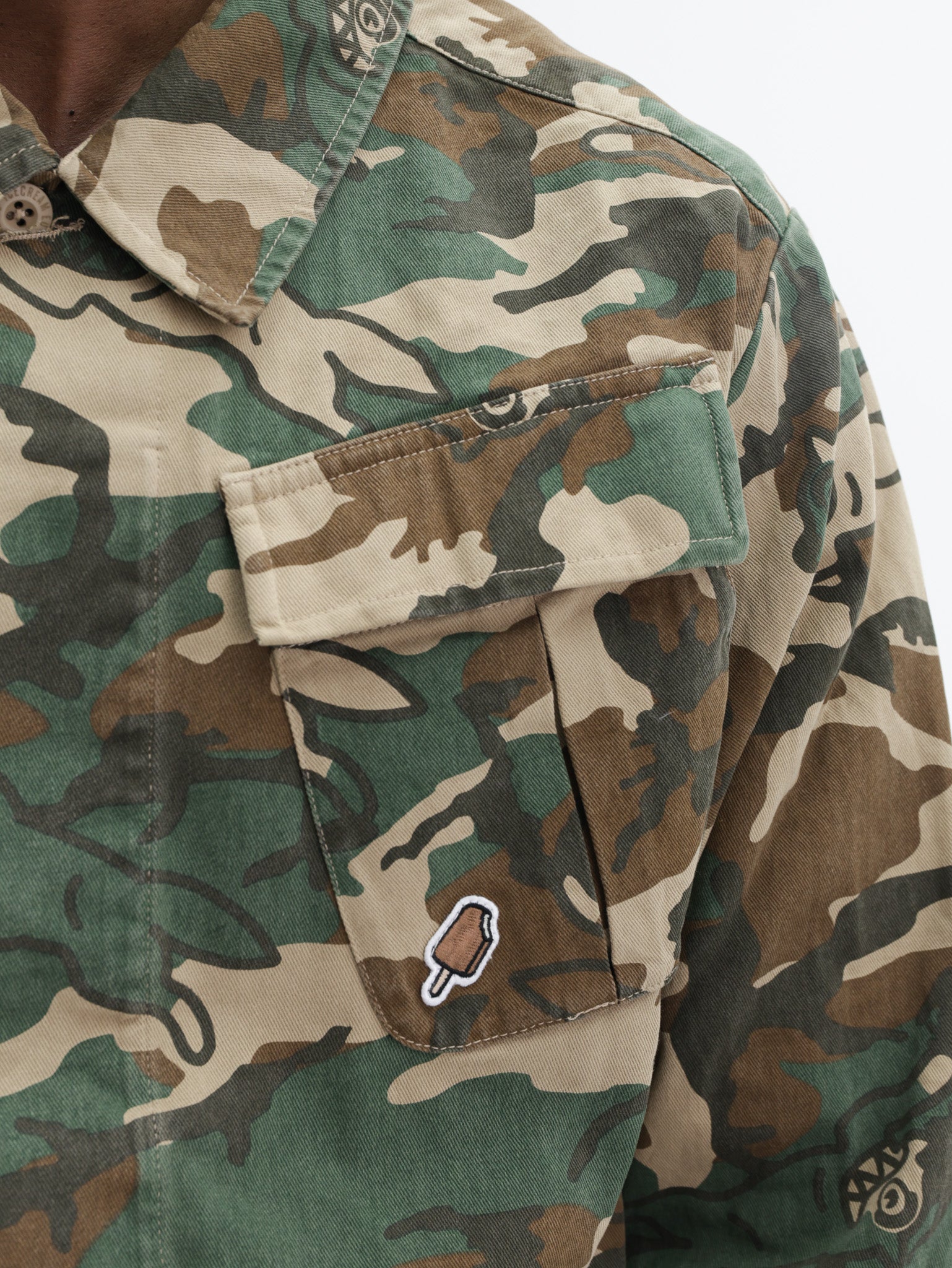 Ice Cream Jackets Camo Running Dog Woodland Camo Field - AL Capone
