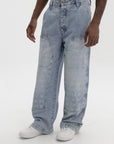 Billionaire Boys Club Jeans Diamonds & Dollars Carpenter Light Wash Blue