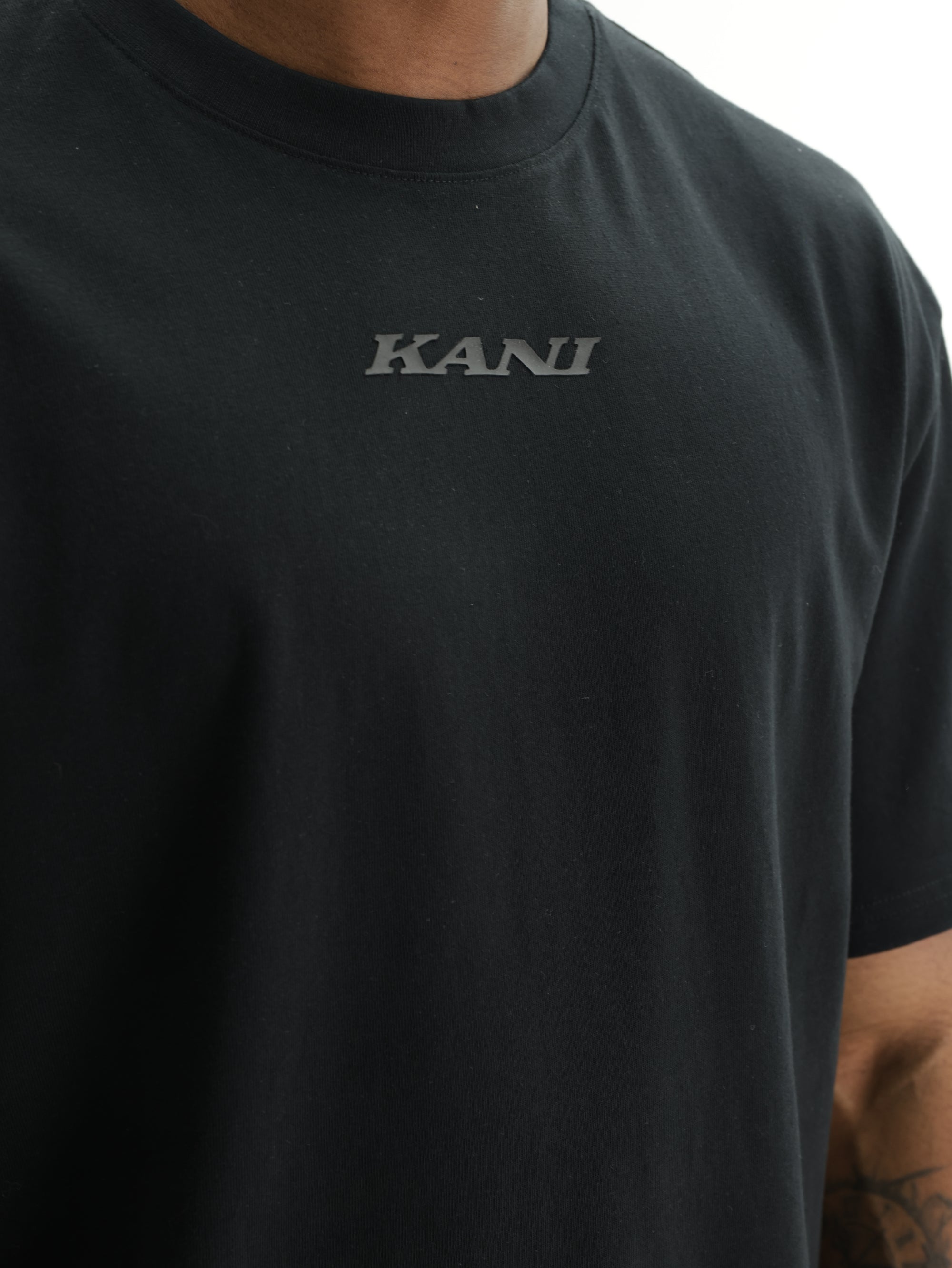 Karl Kani T-Shirt Retro Backprint Light Black-Pink