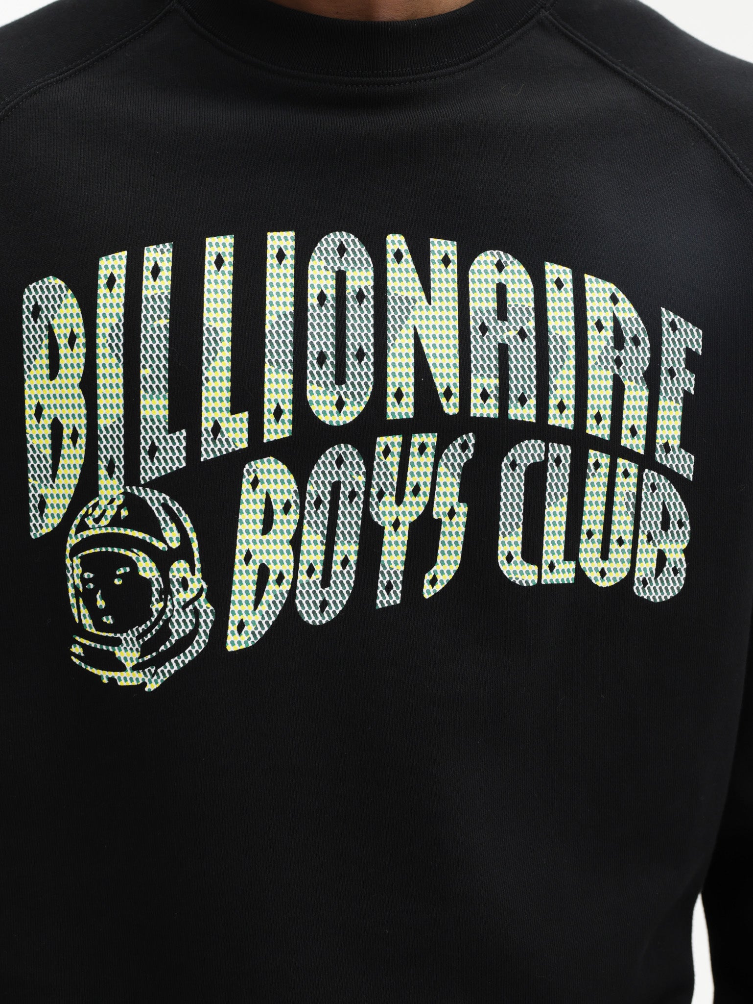 Billionaire Boys Club Sweater Tri-tone Arch Logo Crewneck Black