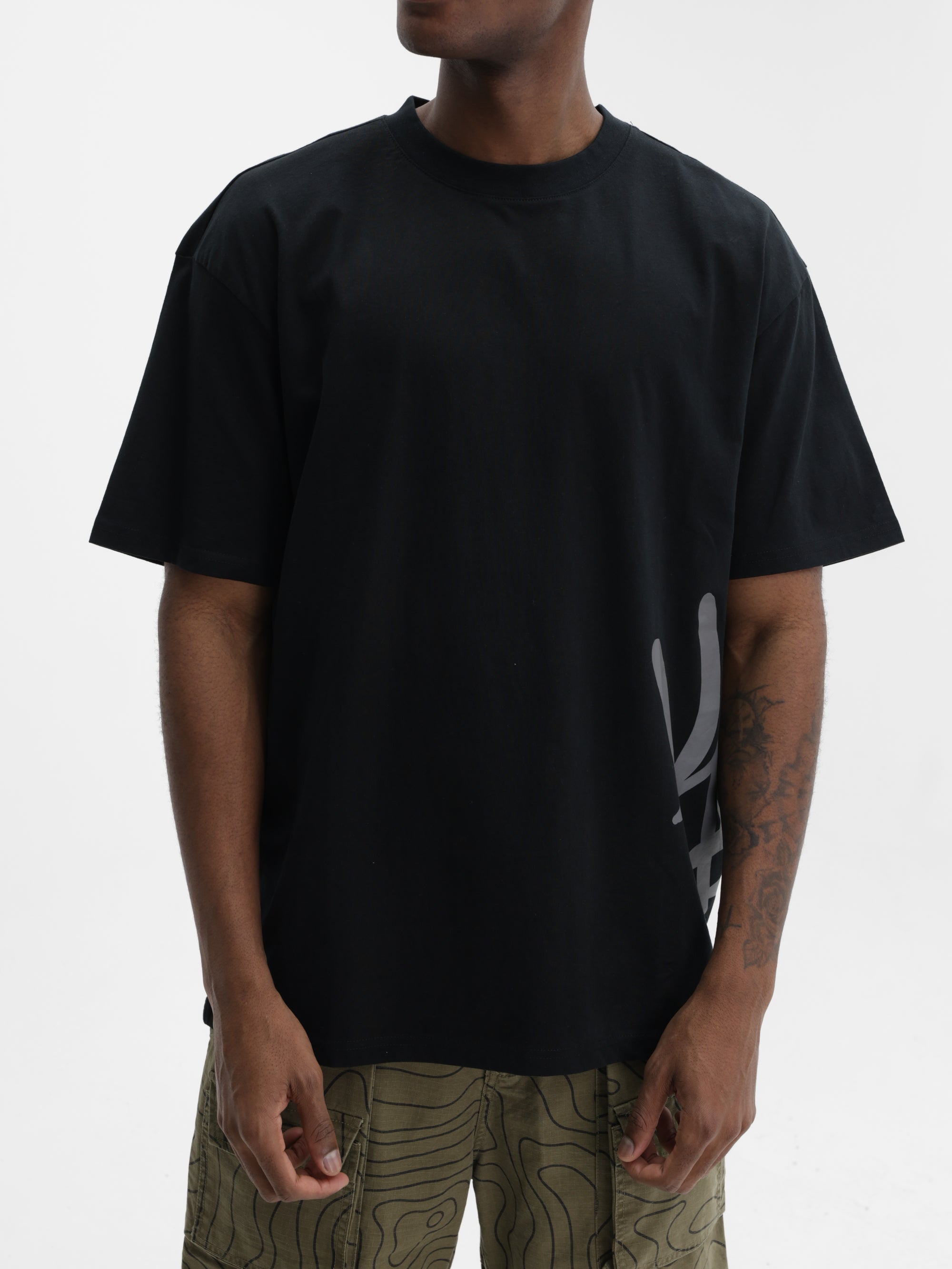 Karl Kani T-Shirt Woven Signature Black
