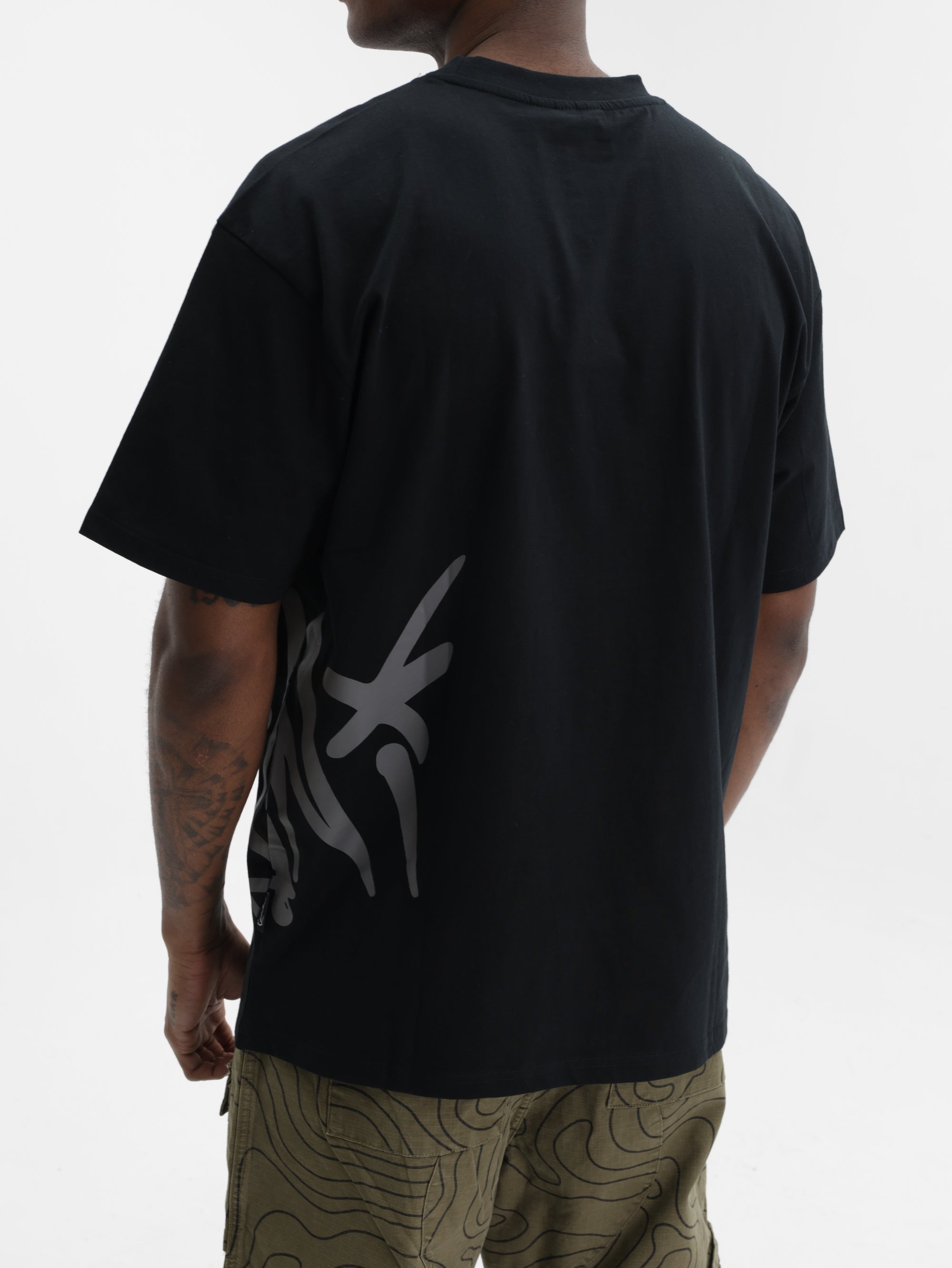 Karl Kani T-Shirt Woven Signature Black