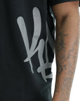 Karl Kani T-Shirt Woven Signature Black