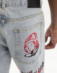 Billionaire Boys Club Jeans Souvenir Straight Leg Light Wash Blue