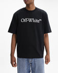 Off - White T-Shirt Big Bookish Skate Black
