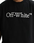 Off - White T-Shirt Big Bookish Skate Black