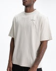 Off - White T-Shirt Half Arrows SS Skate Stone
