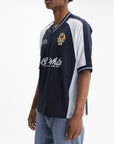 Off - White T-Shirt Soccer V-neck Midnight Blue