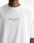 Off - White T-Shirt Statement SS Skate White