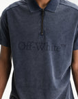 Off - White T-Shirt Bookish Mar Midnight Blue