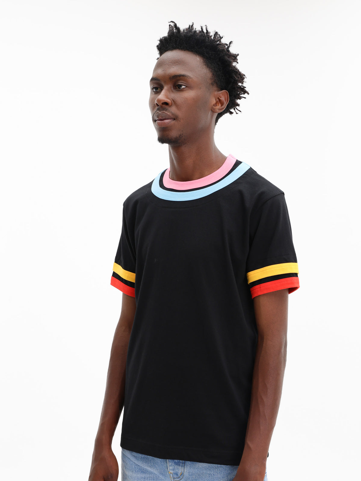 Comme Des Garcons T-Shirt Knit Black/Mix