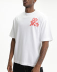 Off - White T-Shirt Grass Ink SS White